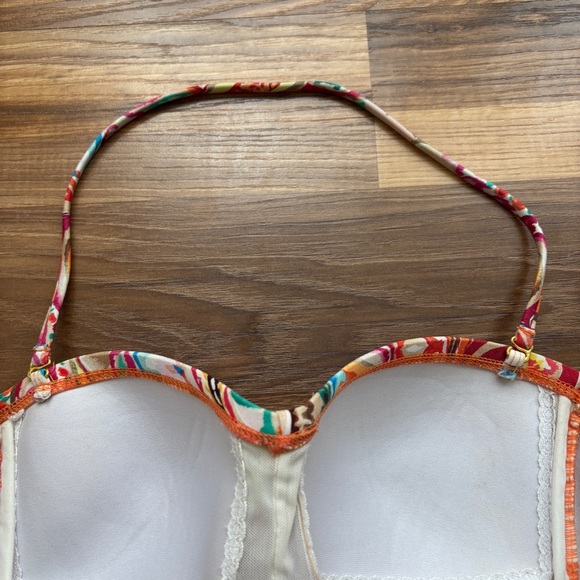 Lauren Ralph Lauren Boho Sunrise Paisley Mio One-Piece Multi Swimsuit - Picture 15 of 16